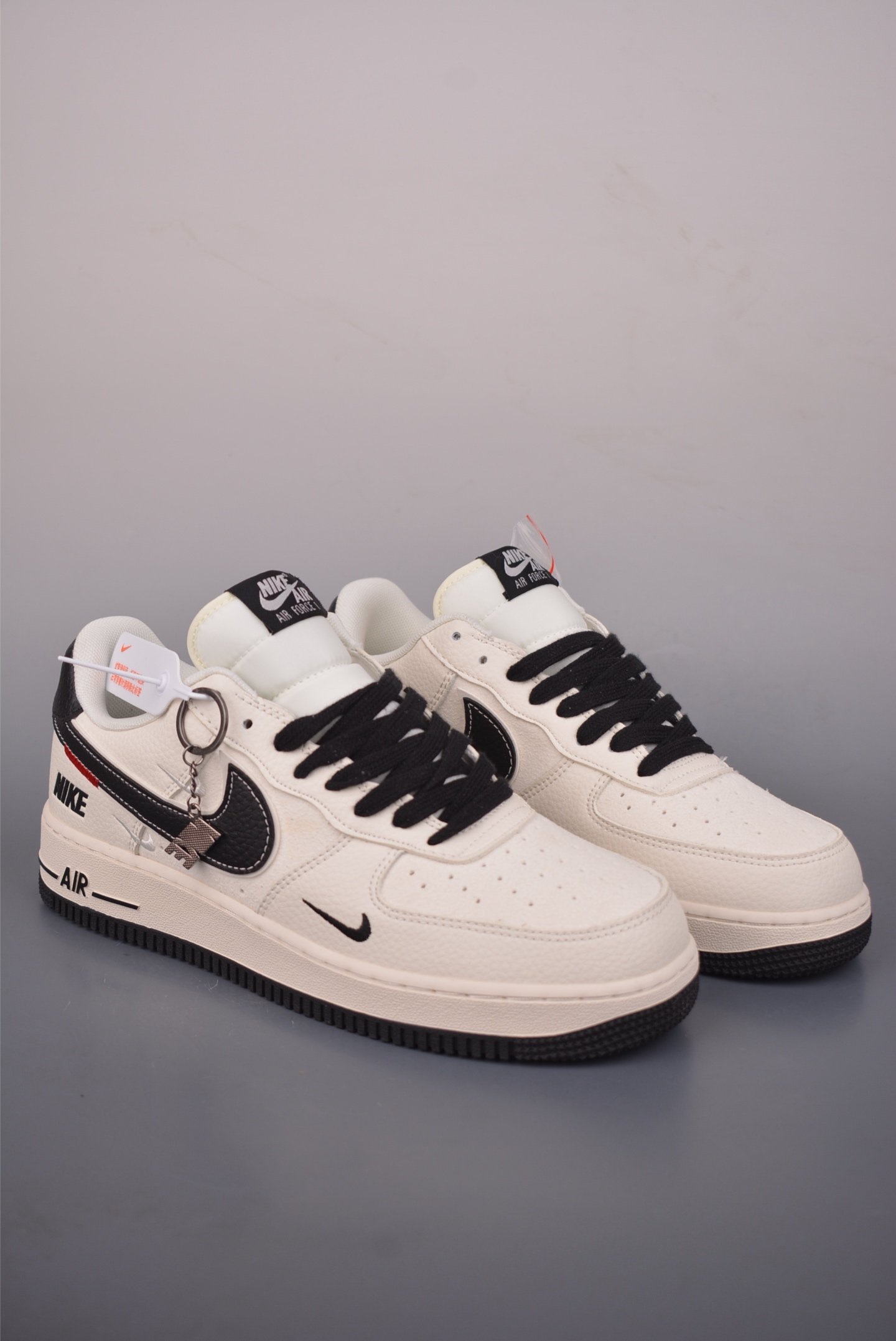 Nike Air Force 1 Low 'White Black' Classic Basketball Shoes - DN9688-101