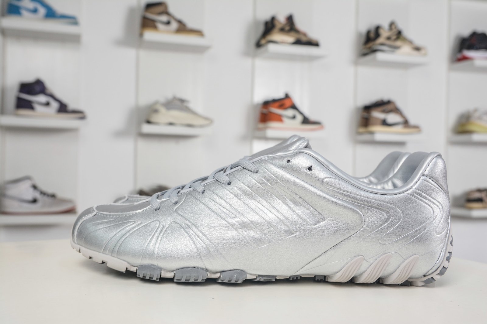 Adidas Ghost Sprint 'Silver' Retro Y2K Low-Top Slim Sole Lifestyle Shoes - JQ6439