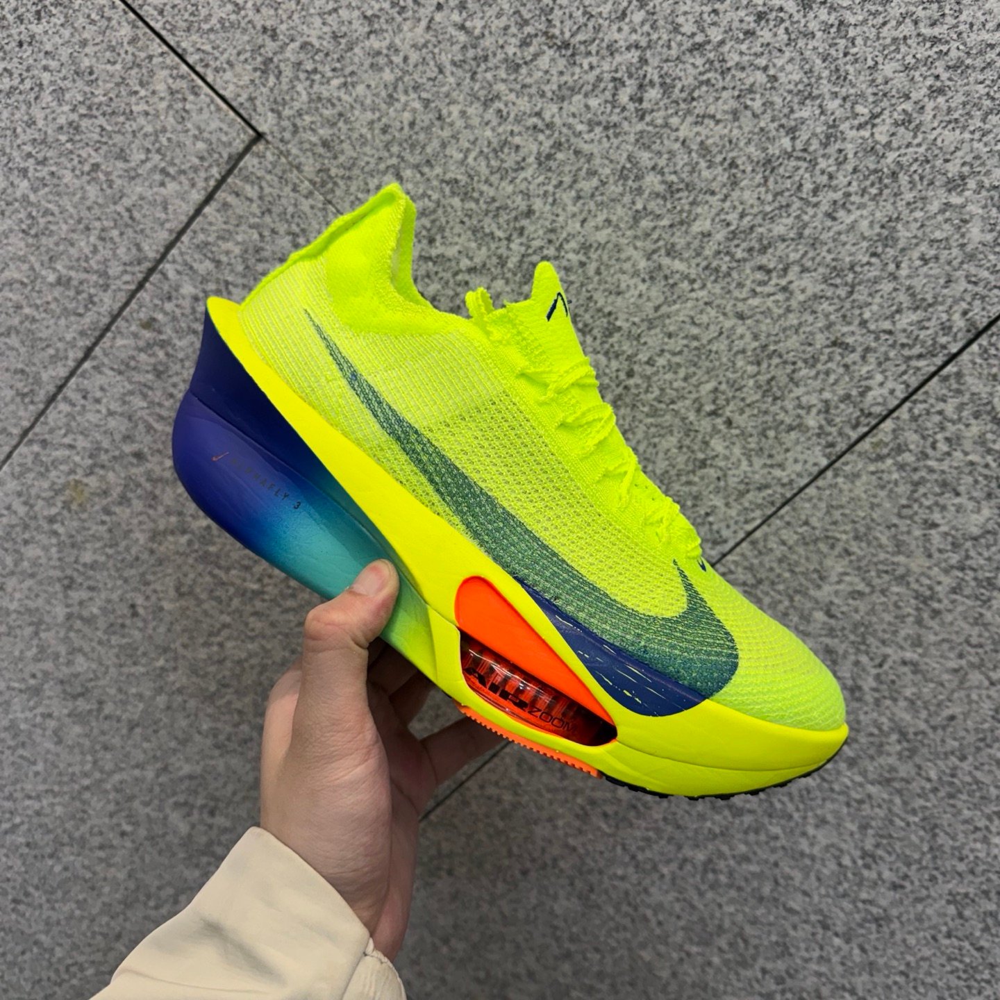 Nike Air Zoom Alphafly Next% 3 Electric Carbon Plate Marathon Running Shoes FD8311-700 Volt Green