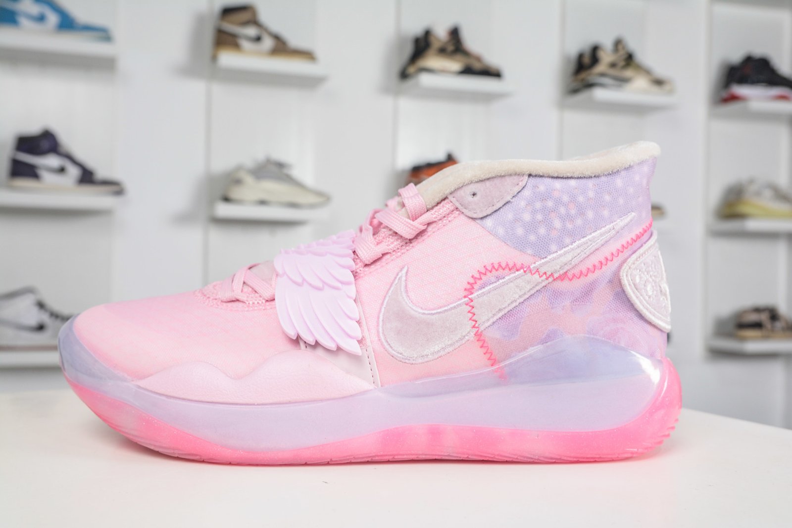 Nike Zoom KD12 EP Aunt Pearl Pink Men's Basketball Shoes CT2744-900