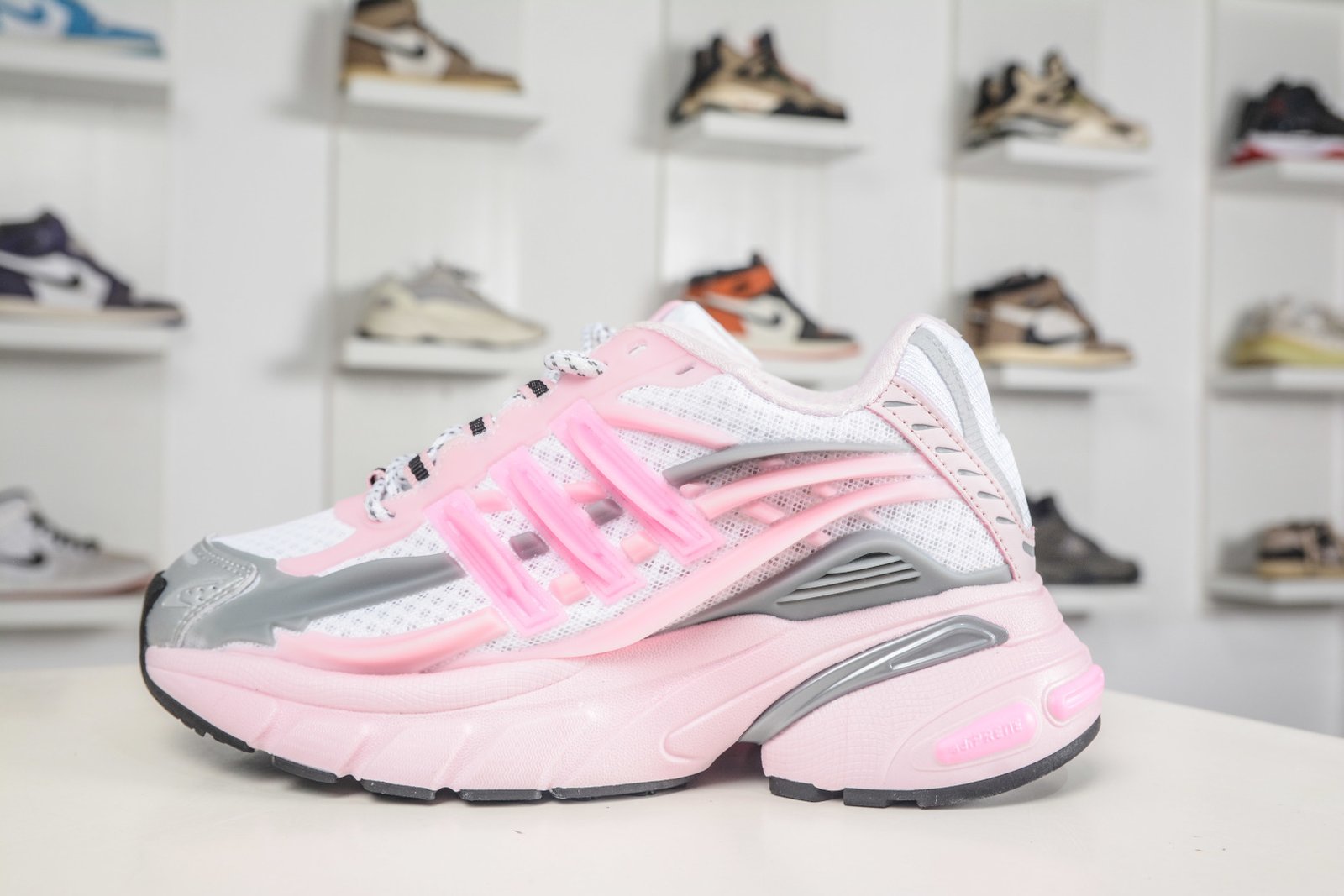 Pharrell Williams x Adidas Originals Adistar Jellyfish Focus White Silver Pink KI0164