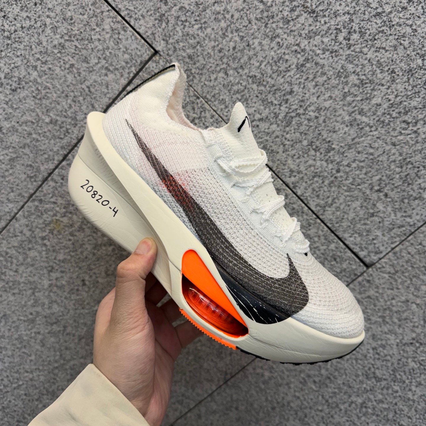 Nike Air Zoom Alphafly Next% 3 Electric Carbon Plate Cushioning Marathon Running Shoes - White FD8356-100