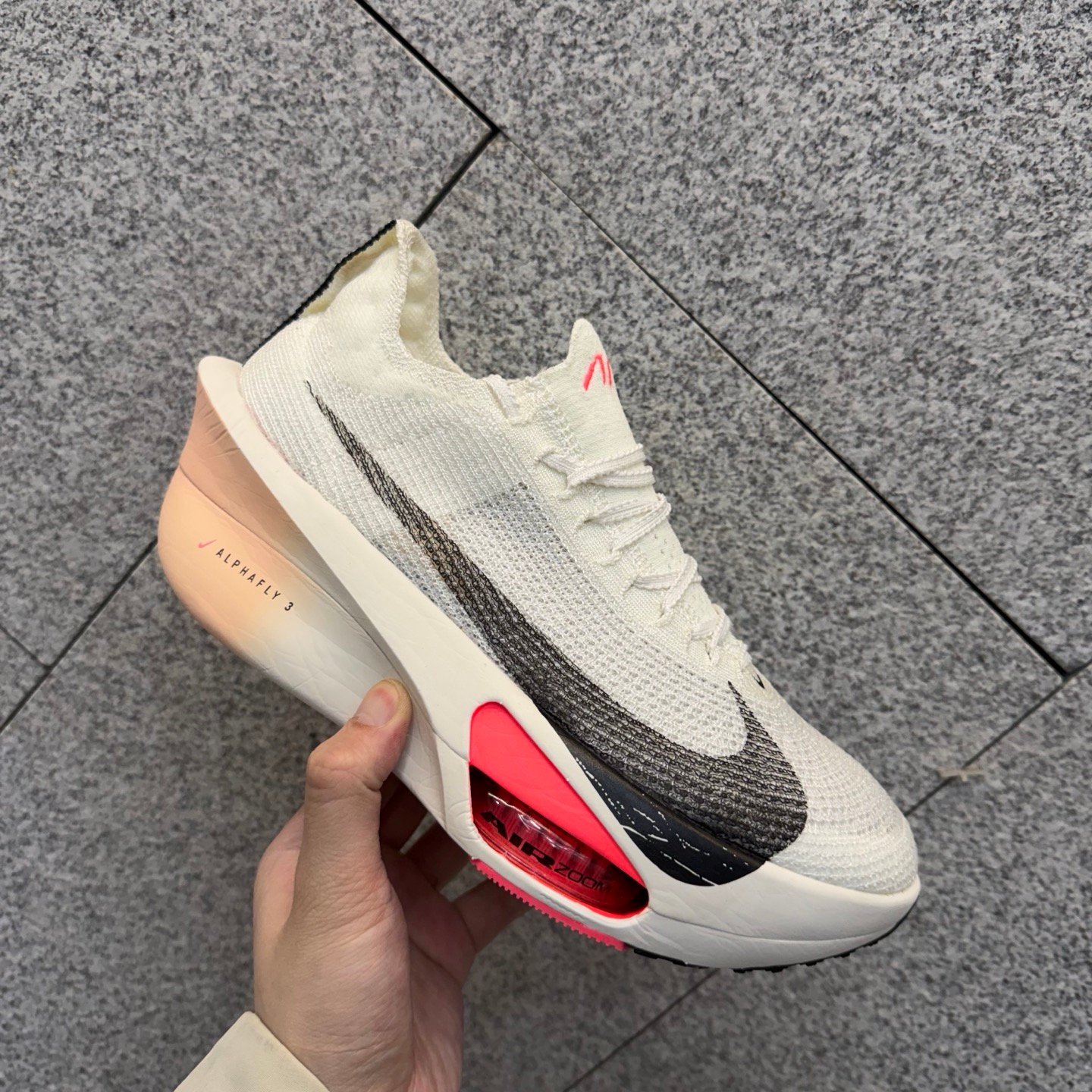 Nike Air Zoom Alphafly Next% 3 Electric White Pink Carbon Plate Running Shoes FD8311-103
