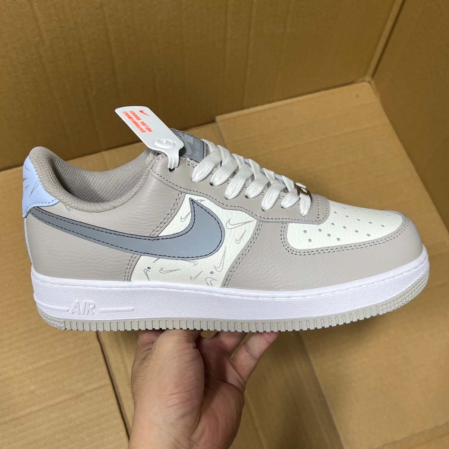 Nike Air Force 1 Low 'Pure Original' Classic Sneakers - AB206896