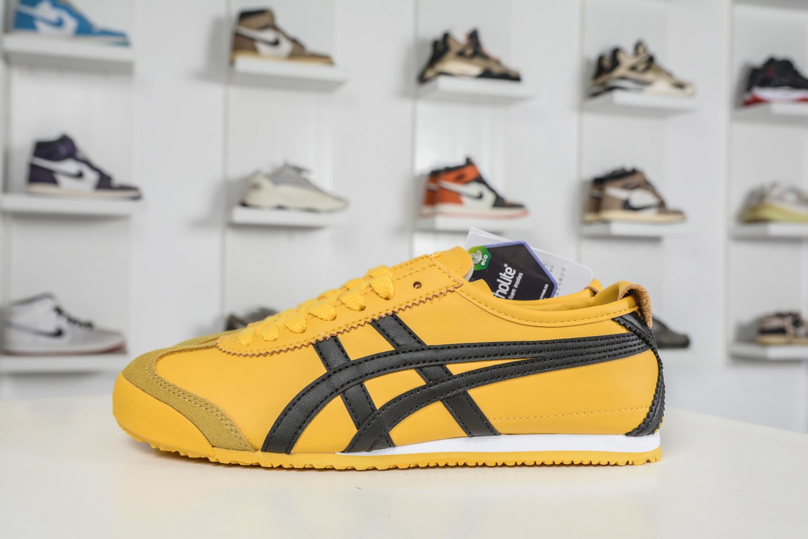 Onitsuka Tiger Mexico 66 Paraty Yellow/Black Classic Unisex Sneakers DL408-0490