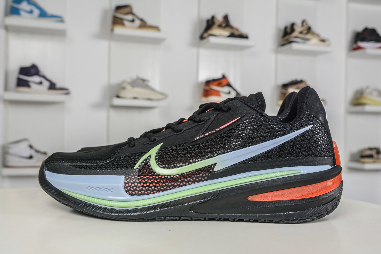 Nike Air Zoom G.T. Cut 1 EP Black Red CZ0176-001 Triple Cushioning Basketball Shoes