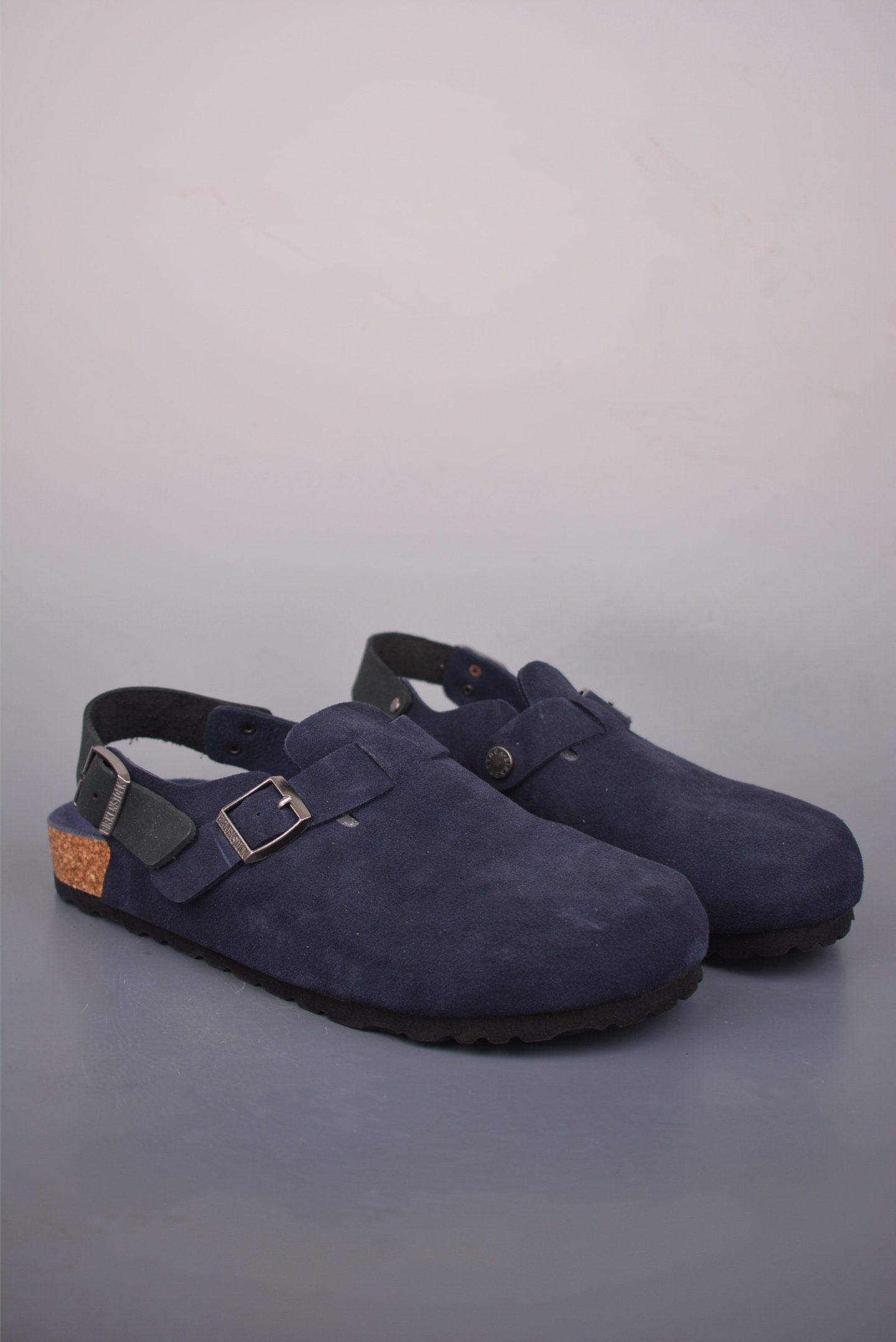Birkenstock Boston Shearling Suede Leather Clogs with Lamb Wool Lining and Cork Midsole