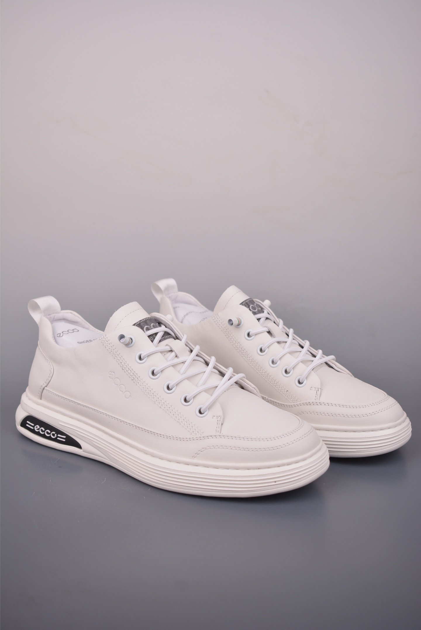 ECCO Men's Street Lite Casual Leather Sneakers - Breathable Low-Top Board Shoes 7952862135