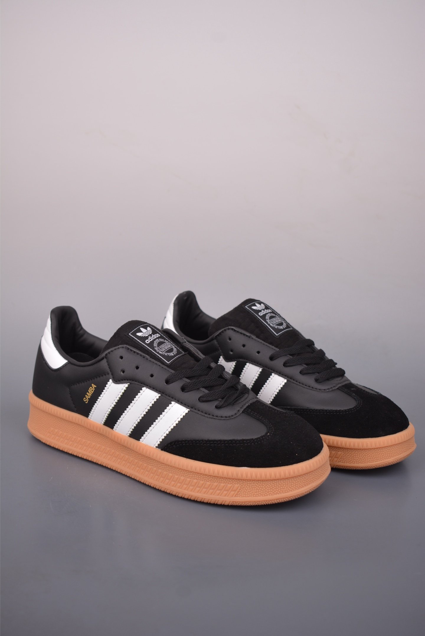 Adidas Originals Samba XLG XSYM Asymmetric Leather Sneakers - IE13791124