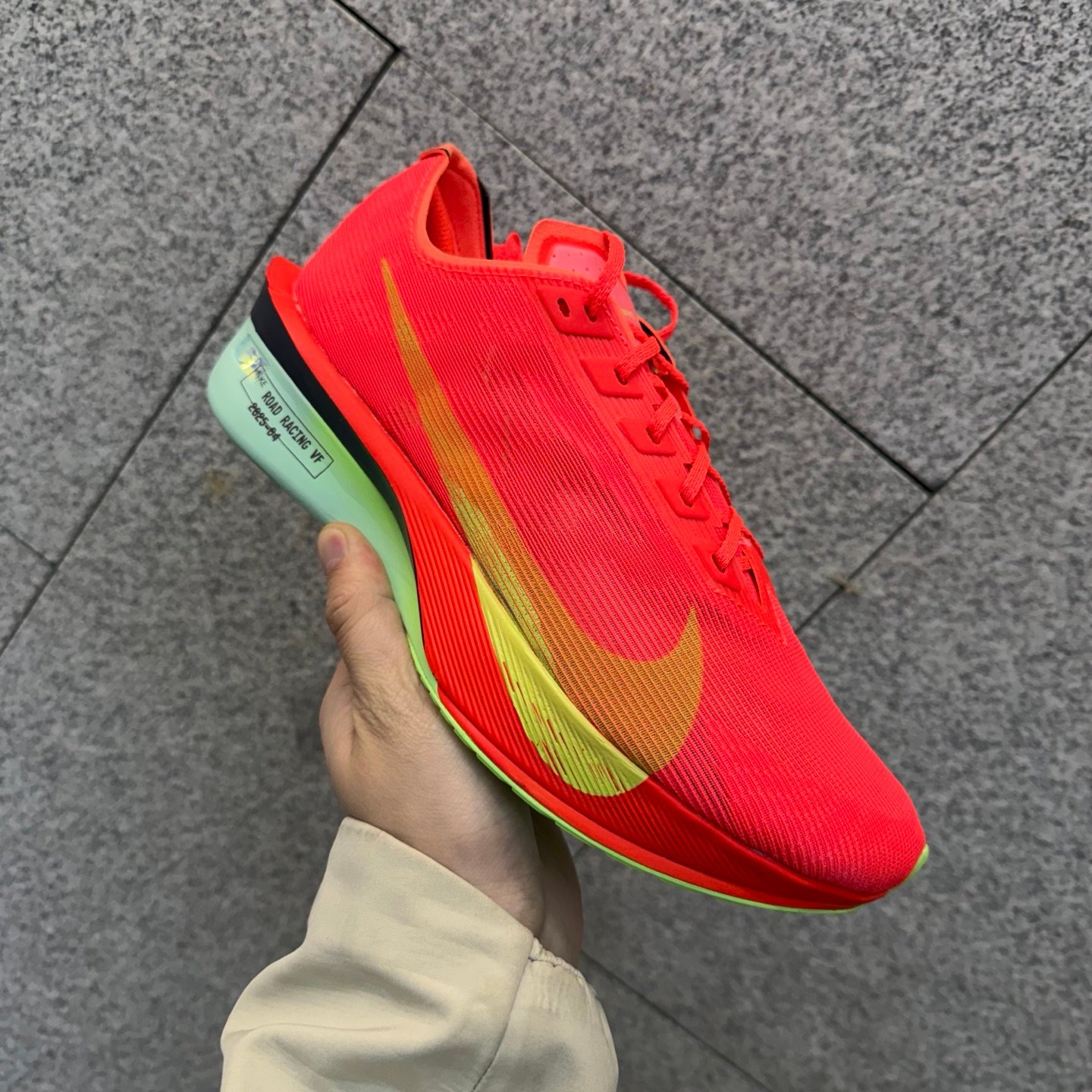 Nike ZoomX Vaporfly 4 Carbon Plate Low-Top Running Shoes - Red - HF6414-600