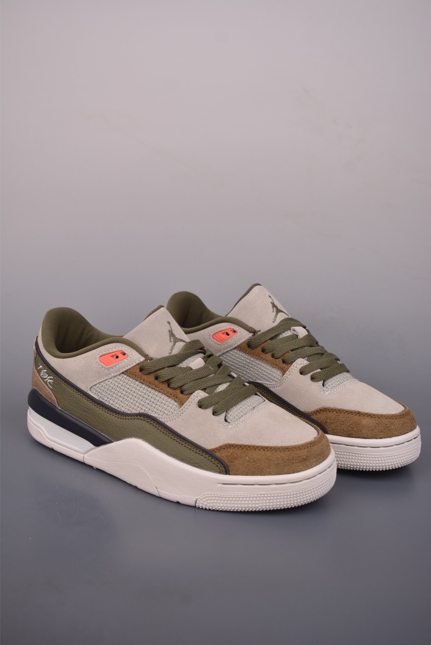 Air Jordan Flight Court Low Retro Basketball Shoes - HF3255-301