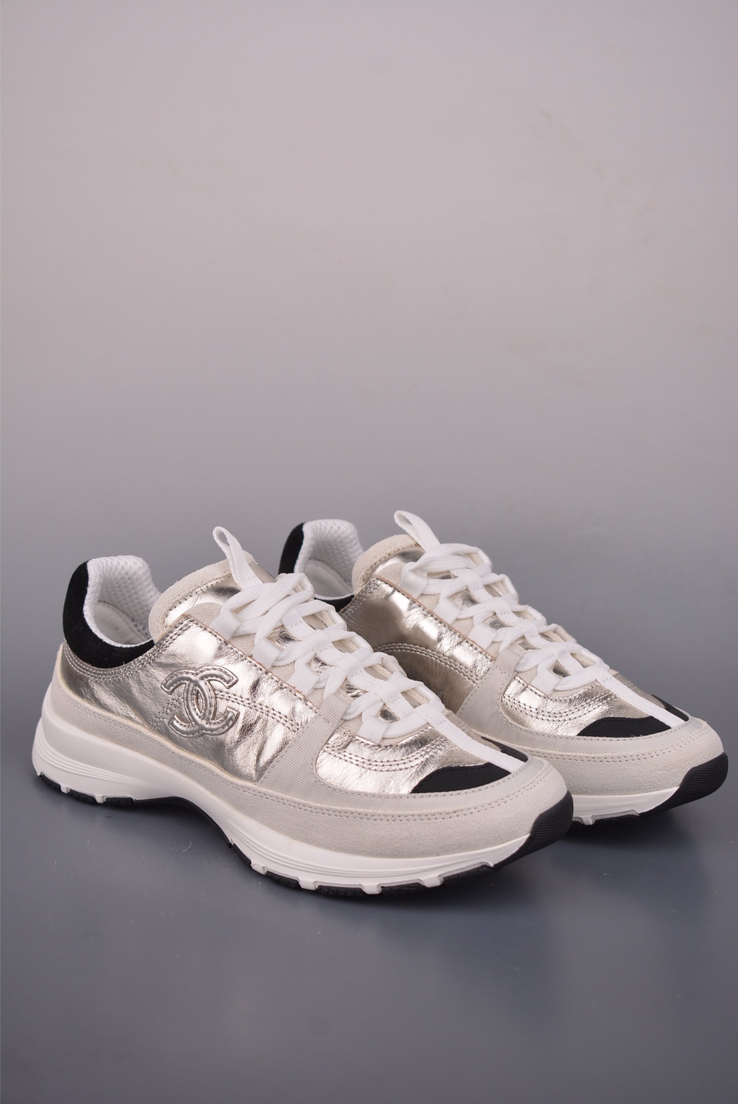 Chanel Women's Quilted Calfskin Leather Baseball Sneakers Tennis Shoes G397922631