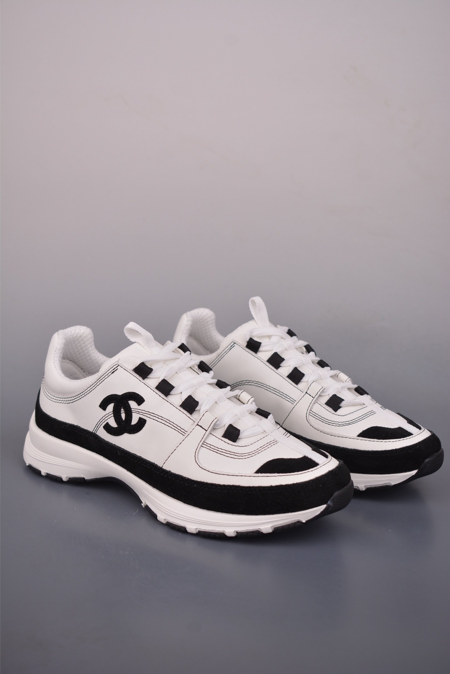 Chanel Diamond Quilted Calfskin Leather Baseball Sneakers Low-Top Tennis Shoes G397922631