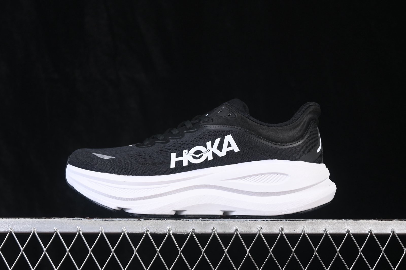 Hoka One One Bondi 9 Performance Cushioning Running Shoes - 1162011 BWHT