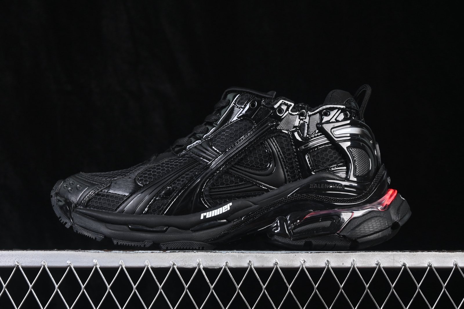 Balenciaga Runner LED Mesh & Nylon Retro Fashion Sneakers - WRNLD1000