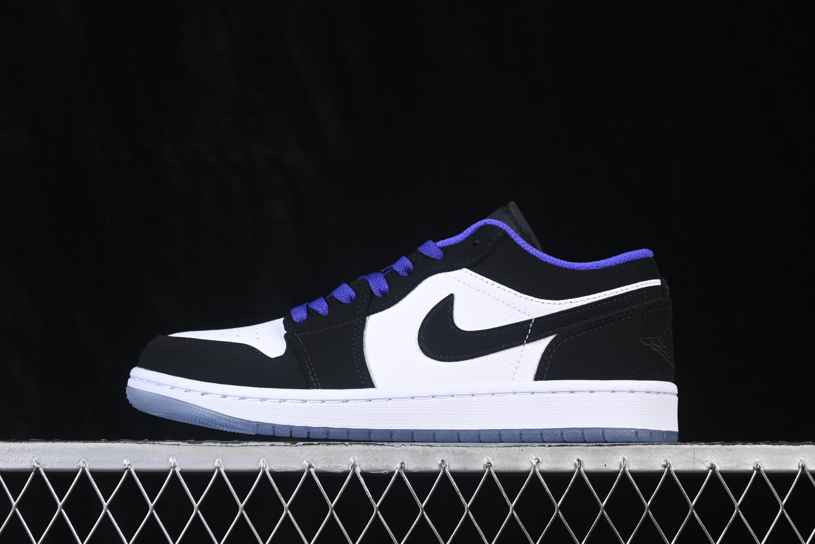 Nike Air Jordan 1 Low Black White 553558-108 Casual Lifestyle Sneakers