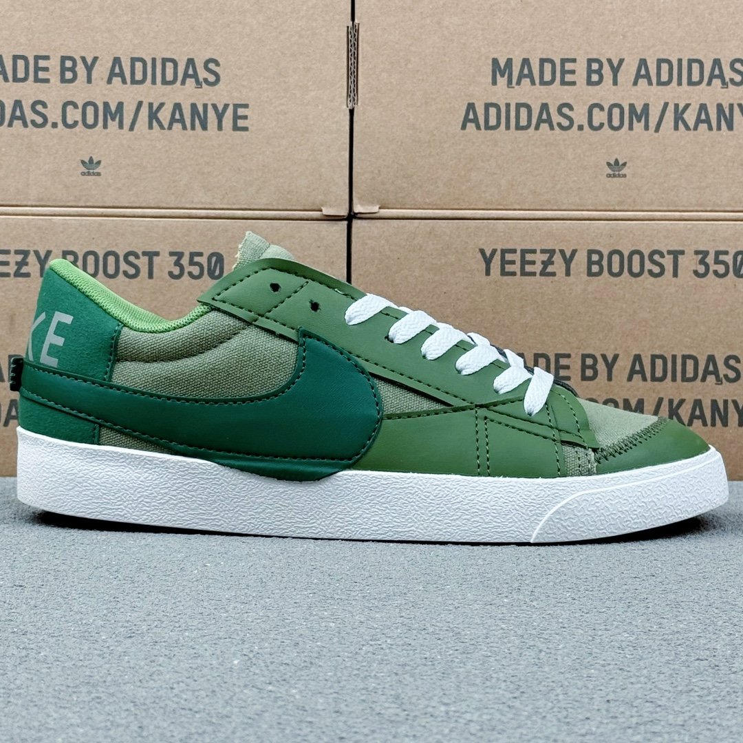 Nike Blazer Low '77 Jumbo Big Swoosh Retro Lifestyle Sneakers - FJ5468-386