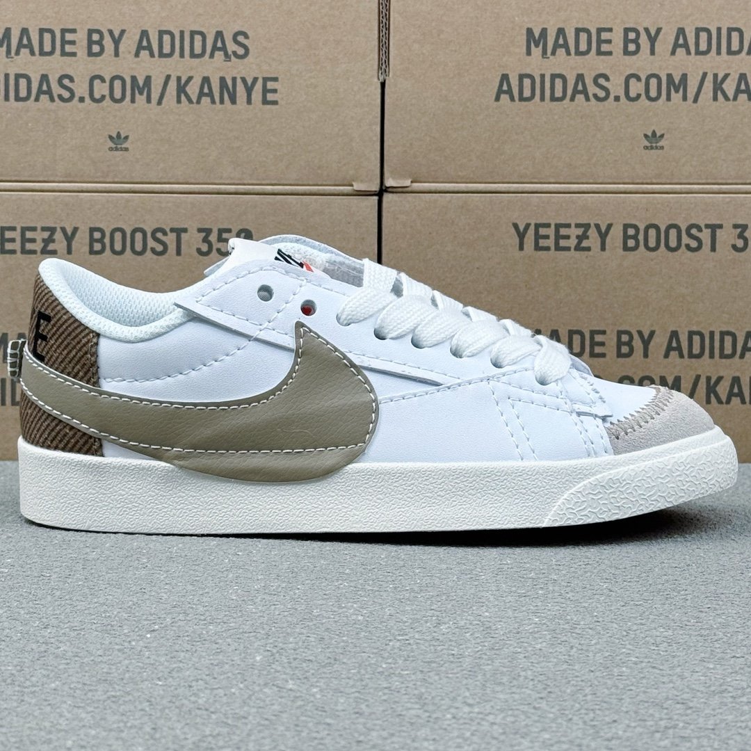 Nike Blazer Low '77 Jumbo White Black DZ2772-121 Classic Low-top Sneakers