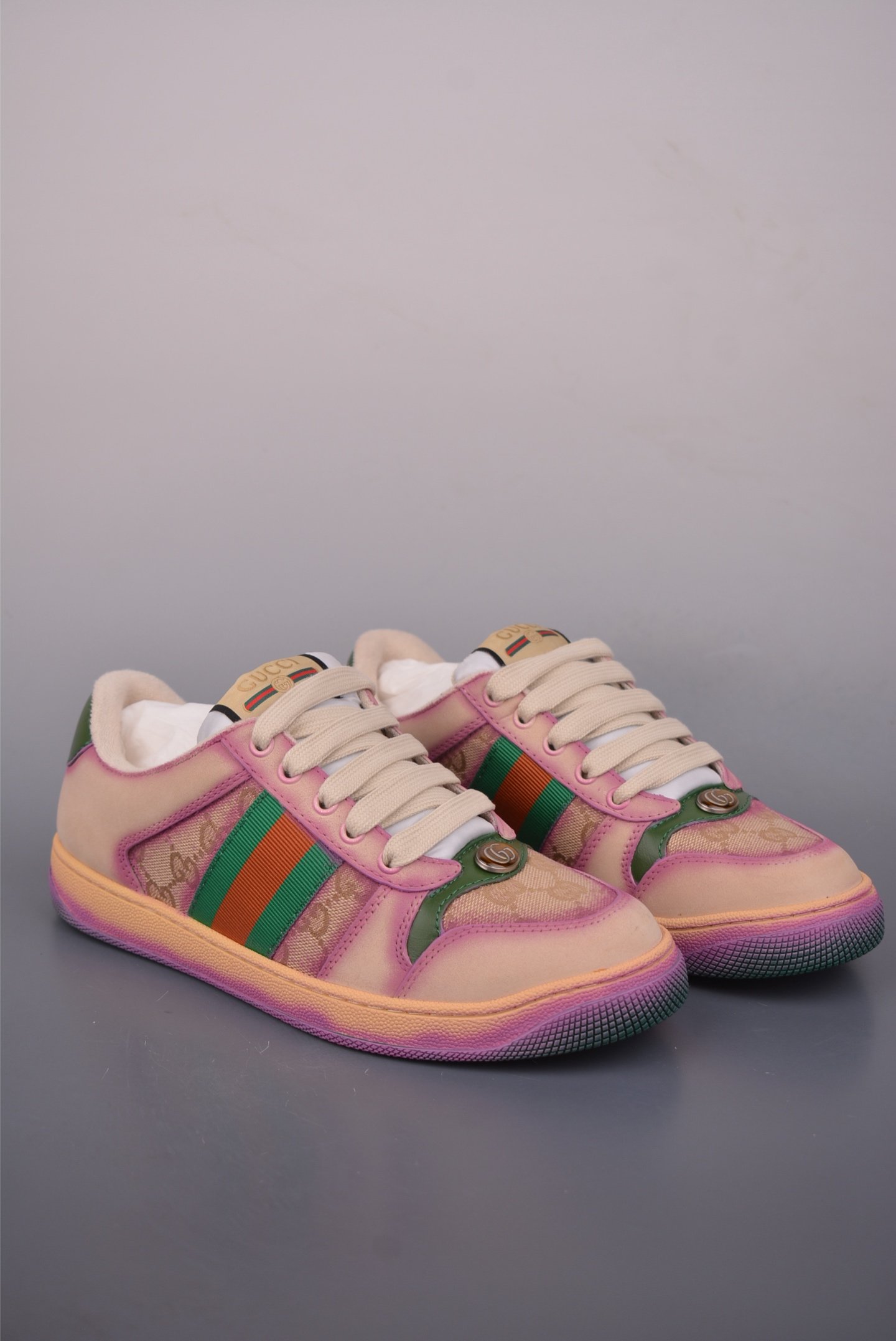 Gucci Shift Series Retro German Trainer Sneakers 2025 Early Fall Collection - 6695822936