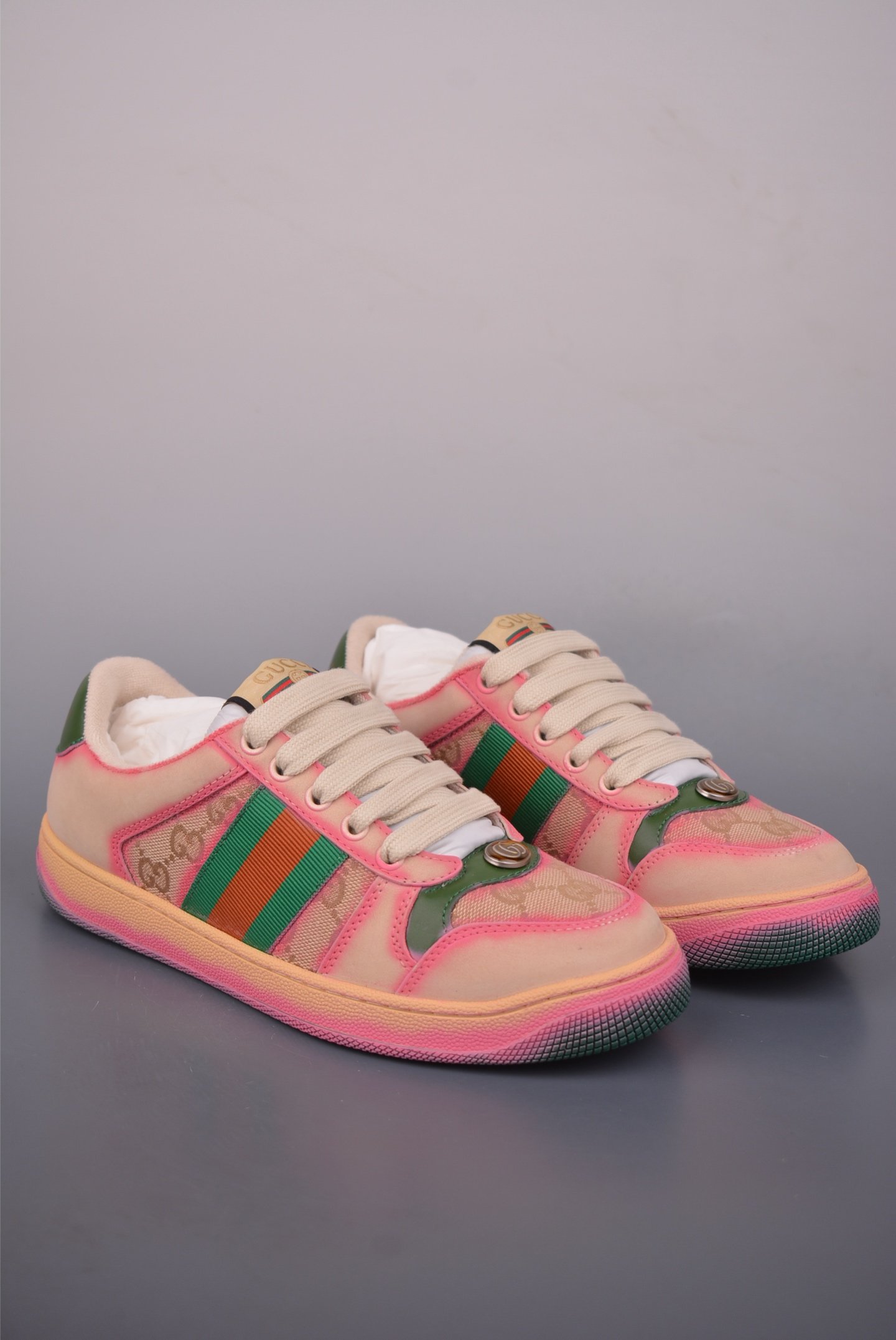 Gucci Shift Series Vintage German Trainer Sneakers 2025 Early Autumn Leather Sport Shoes