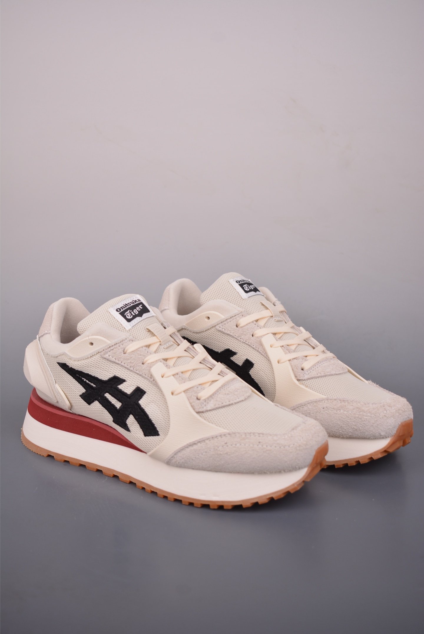 Onitsuka Tiger MOAGE CO Low Retro Chunky Running Shoes Suede Mesh Breathable 1183B555