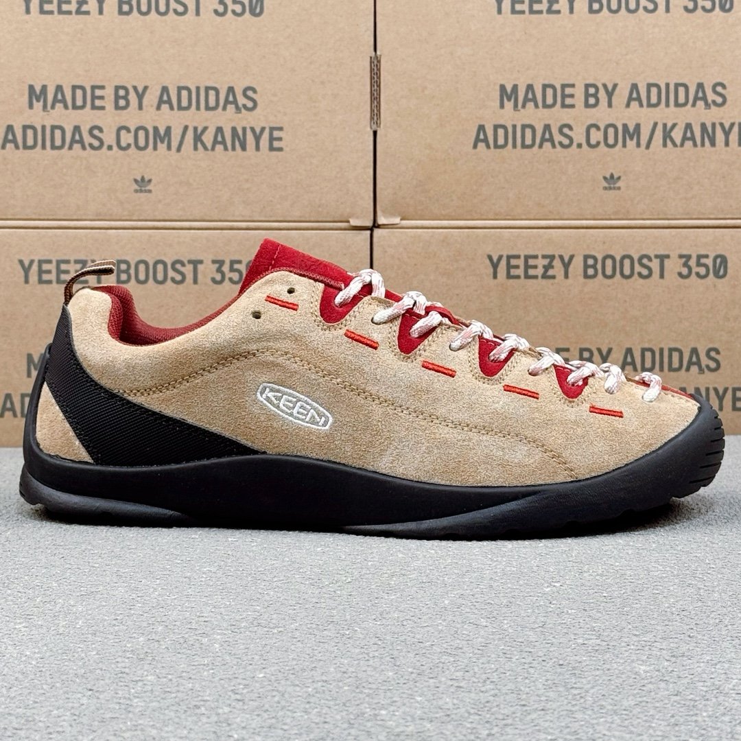 Keen Jasper Suede Sneakers Retro Low-Top Outdoor Hiking Camping Training Shoes