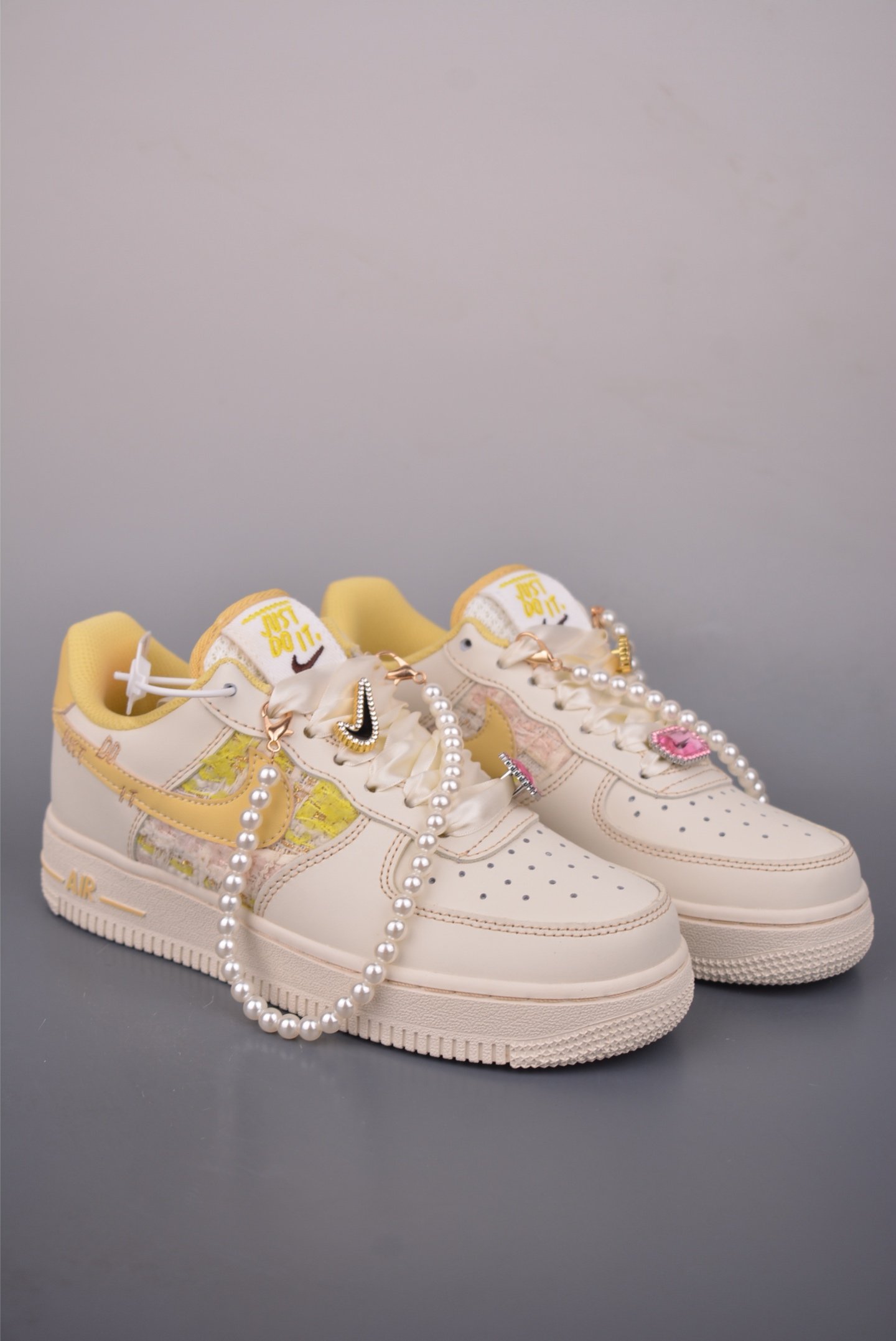 Nike Air Force 1 Low 'Milk Yellow Pearl' Cream White - FJ7740 160K