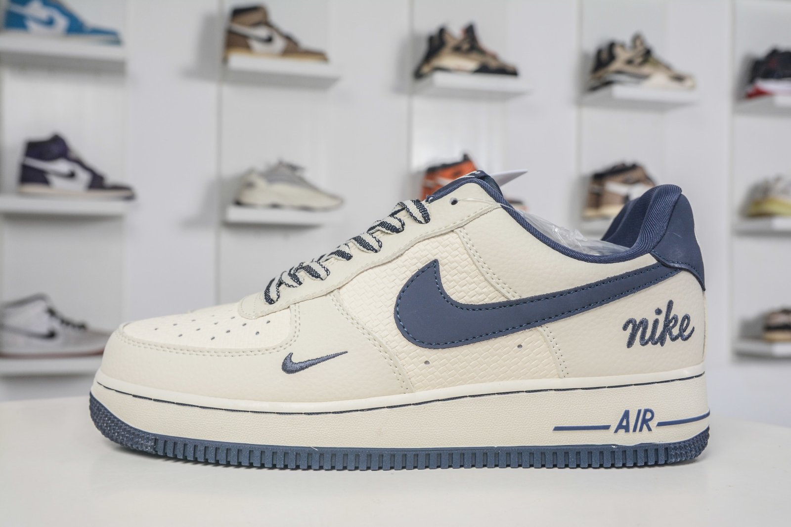 Nike Air Force 1 Low '07 'Off-White Navy' Sail Midnight Navy - FV3694-110