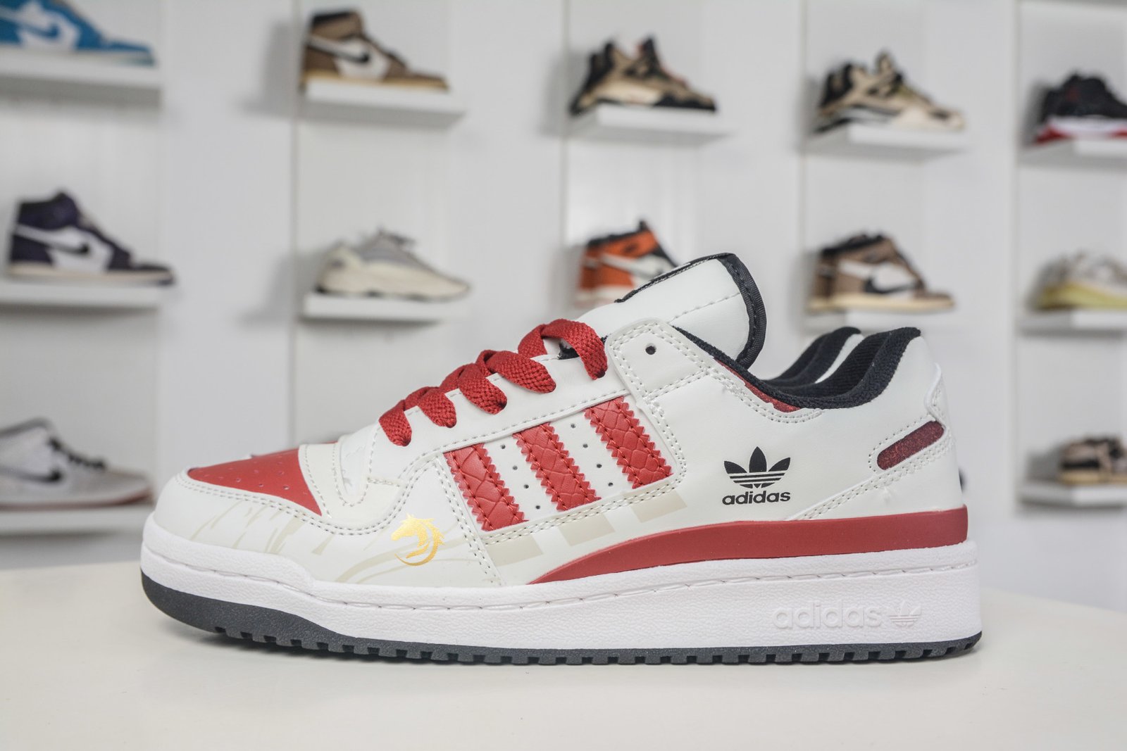 Adidas Originals Forum Low Retro Leather Basketball Lifestyle Shoes IH7830