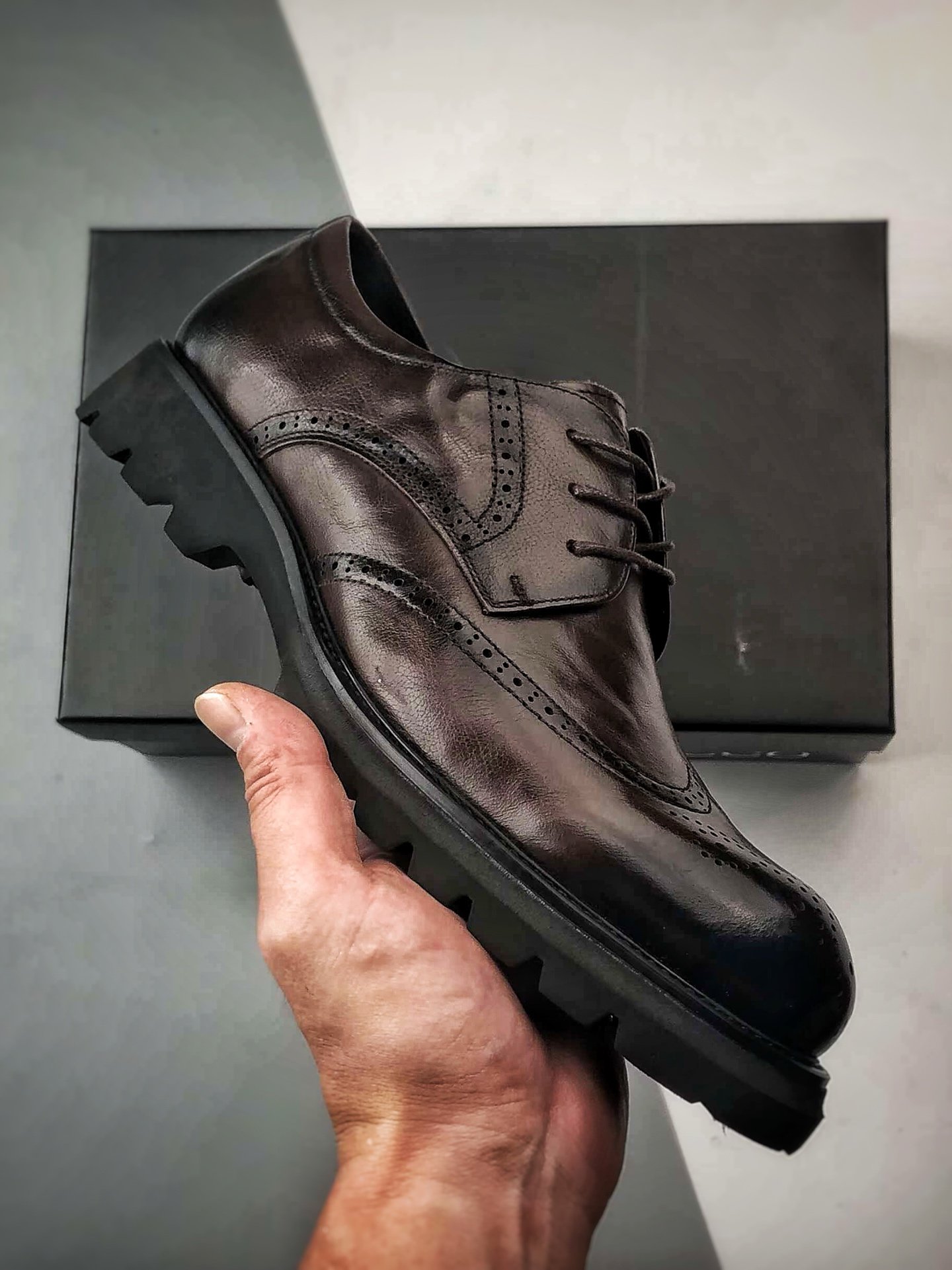 ECCO Men's City London Leather Brogue Oxford Business Shoes - 636672