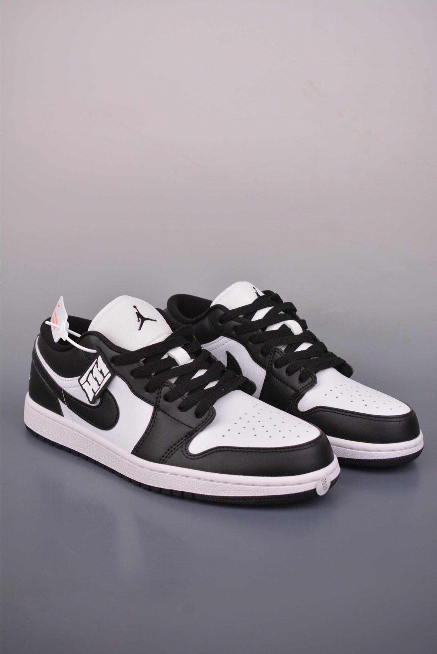 Air Jordan 1 Low 'Panda' Black White Sneakers - Style DC0774-101