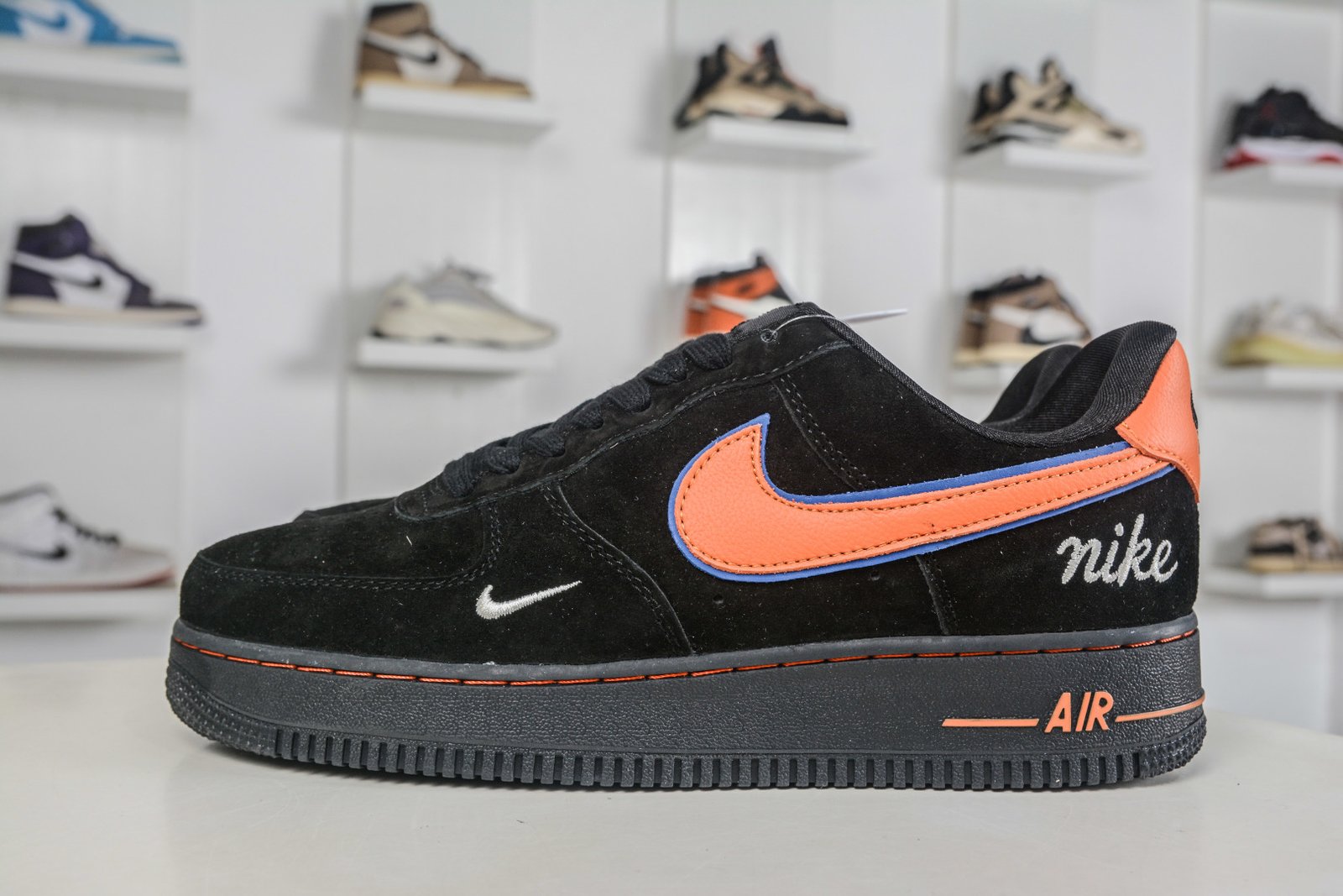 Nike Air Force 1 Low '07 Black Orange - FV3694-109