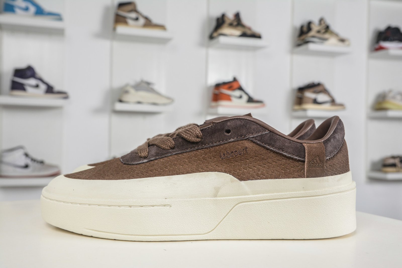 Adidas Labcourt Low-Top Suede Casual Board Shoes - KJ4573 FOG Style