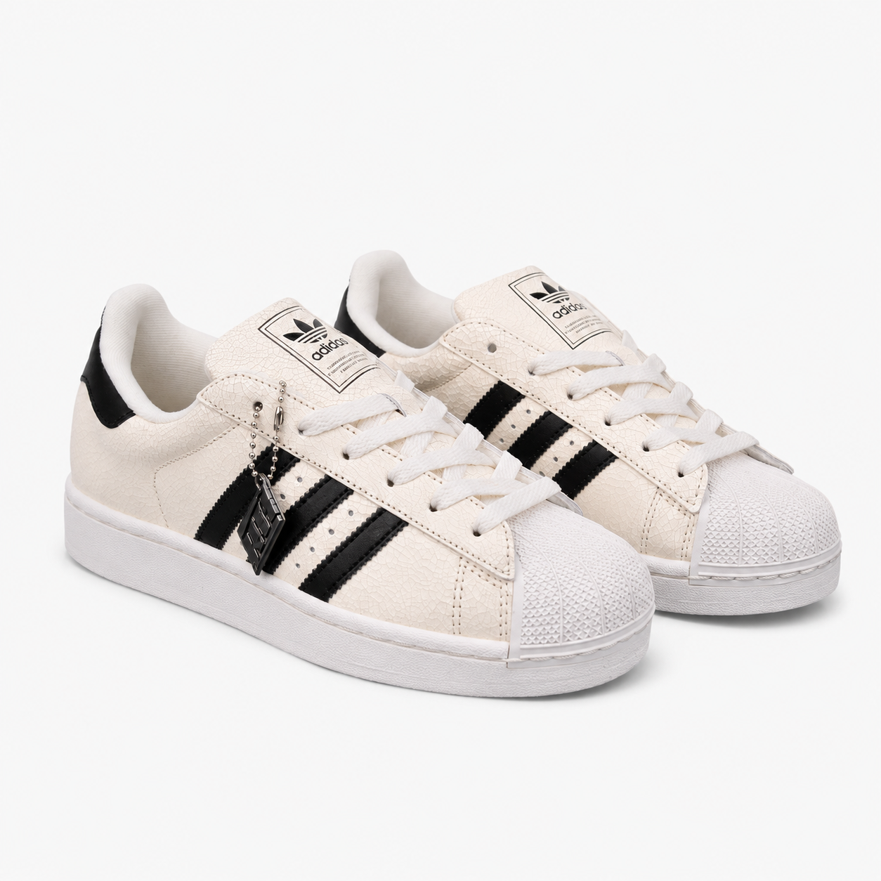 Adidas Originals Superstar Crackle Shell Toe Sneakers White JS40133731