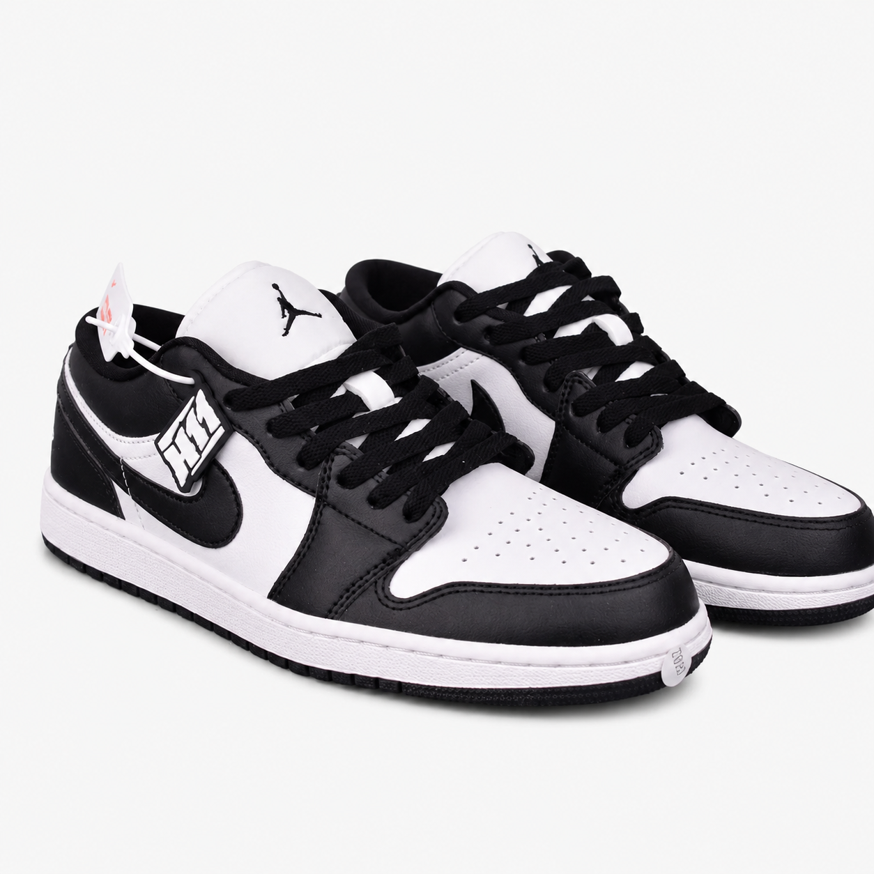 Air Jordan 1 Low 'Panda' Black White Sneakers - Style DC0774-101
