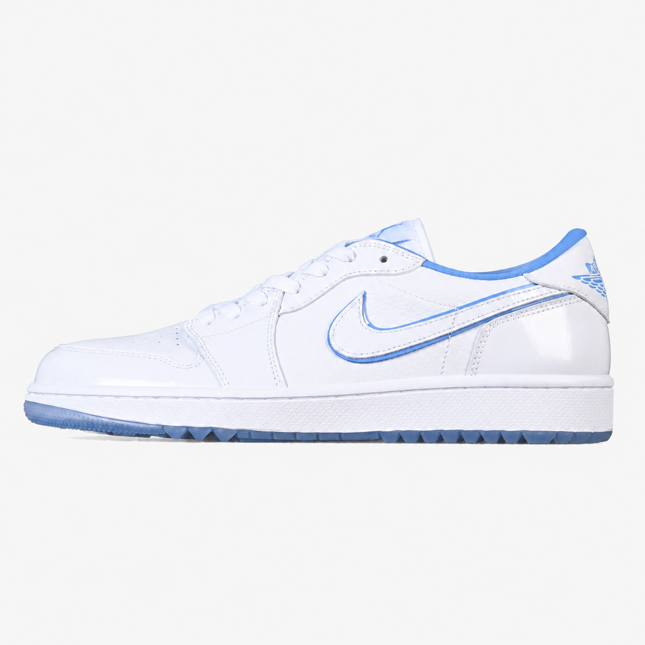 Air Jordan 1 Low 'Patent Leather White Blue' Retro Basketball Shoes DD9315-118