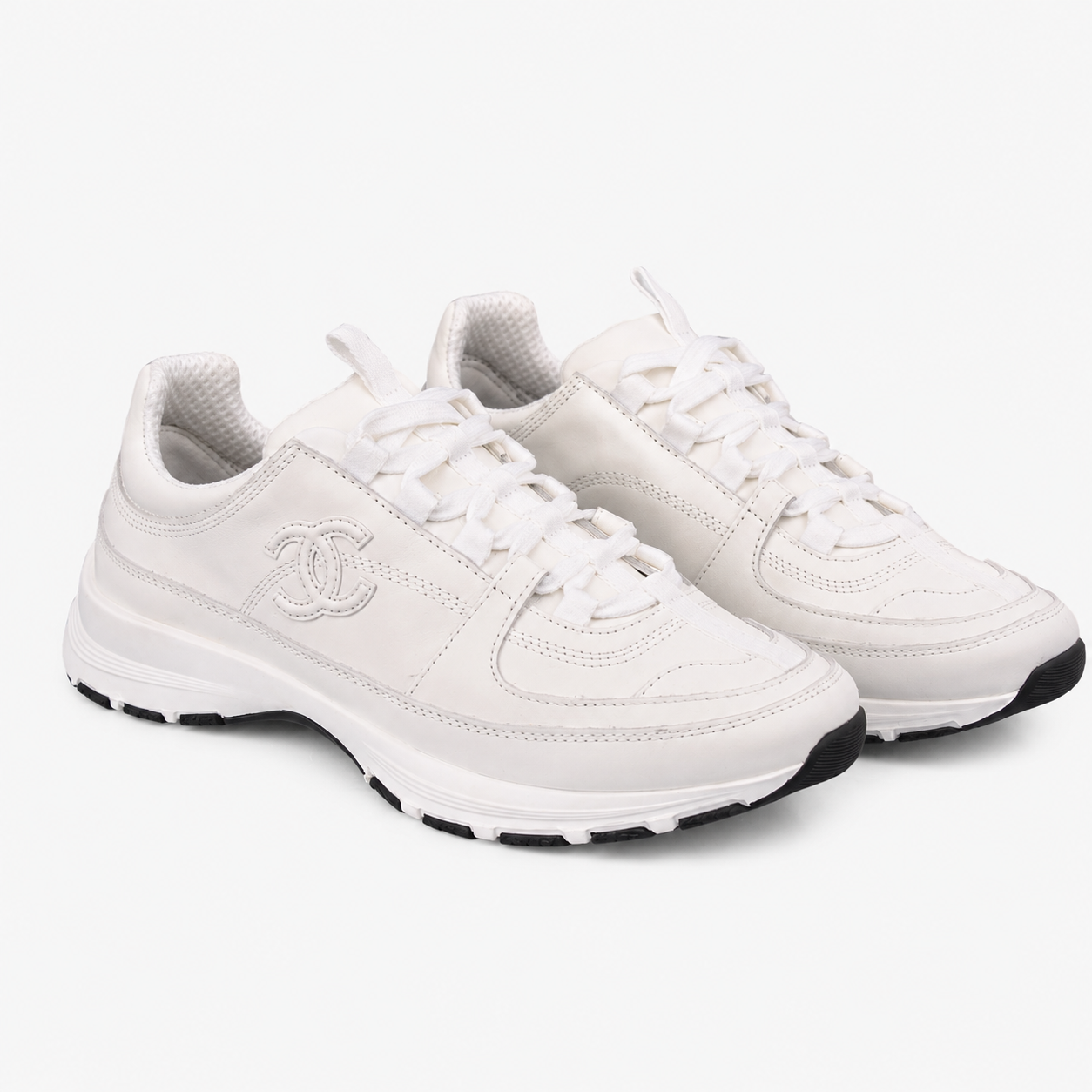 Chanel Women's Classic Quilted Leather Retro Sneakers G397922631