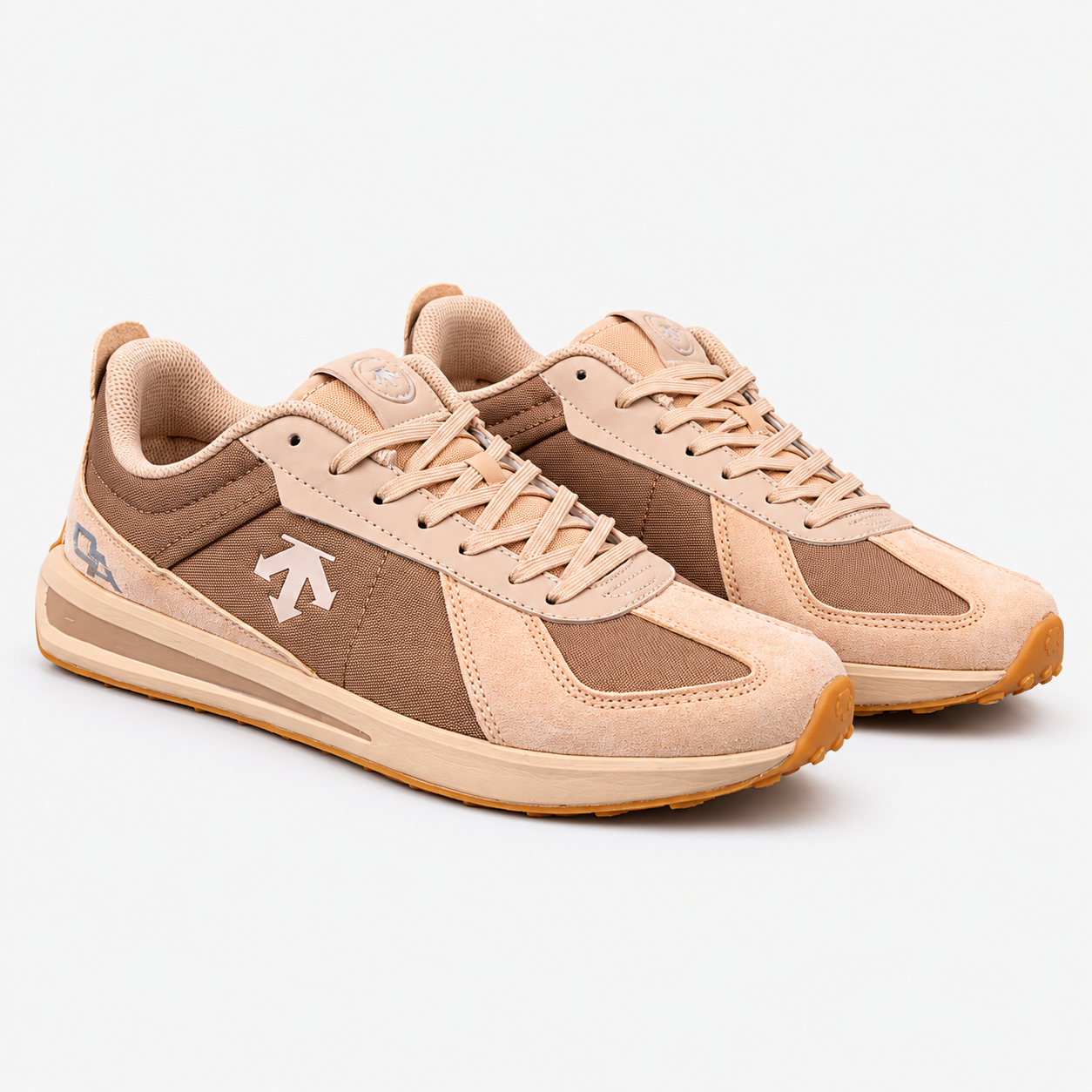 Descente CHRON TRAINER Retro Leather Low-Top Casual Sneakers - D5231LSN153633