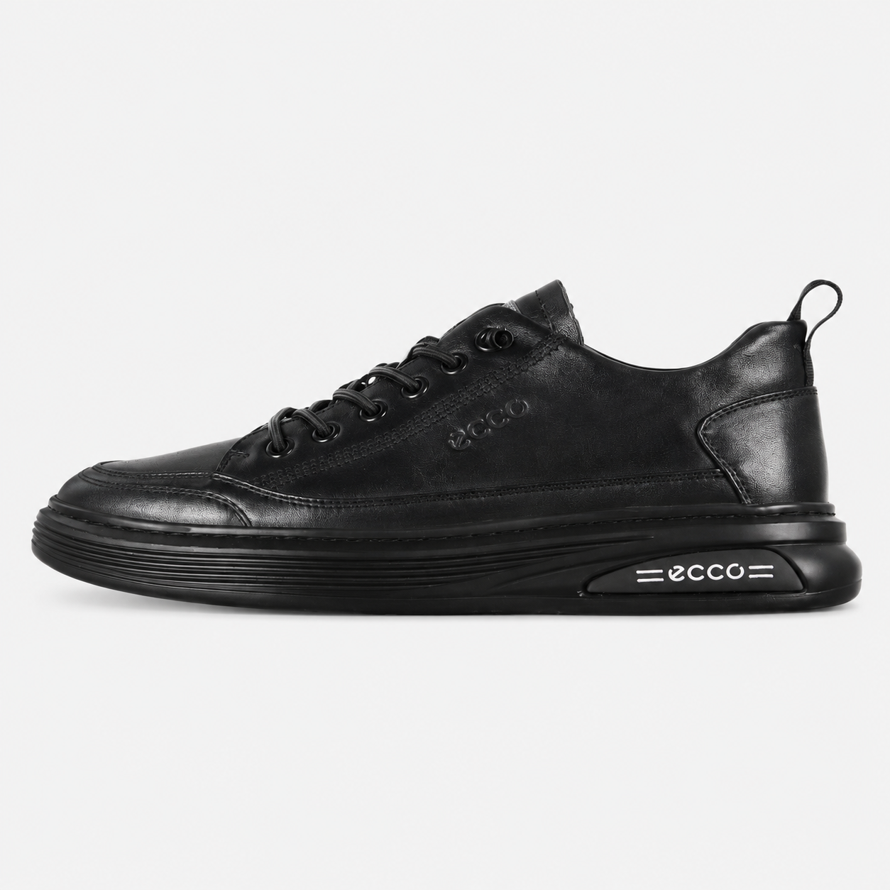 ECCO Soft Series Men's Premium Leather Slip-On Casual Sneakers 79528601001