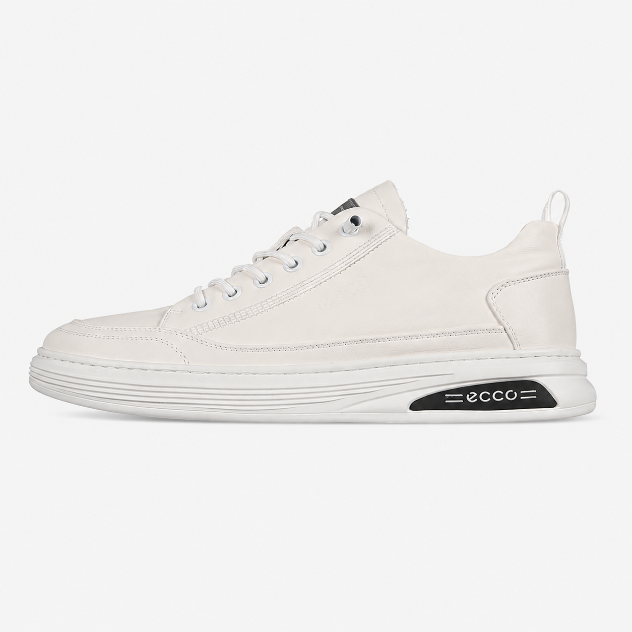 Ecco Men's Soft Series Slip-On Genuine Leather Casual Sneakers 79528601002