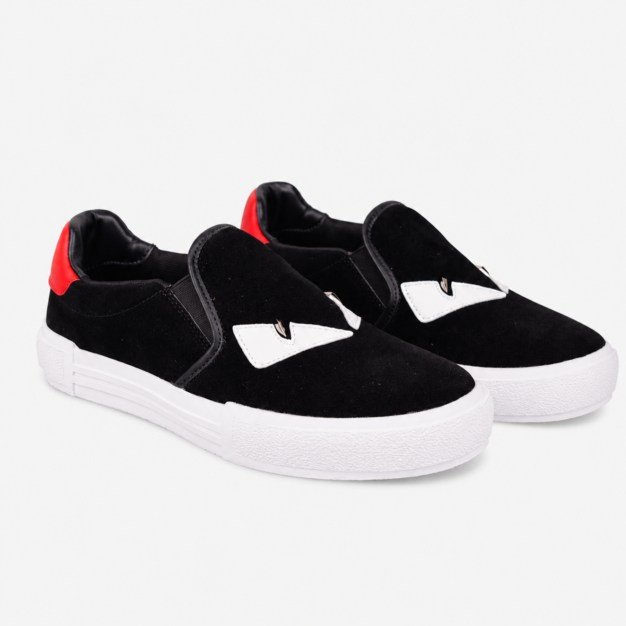 Fendi 23SS Men's Soft Leather Low-Top Slip-On Casual Fashion Sneakers - 7E11523633