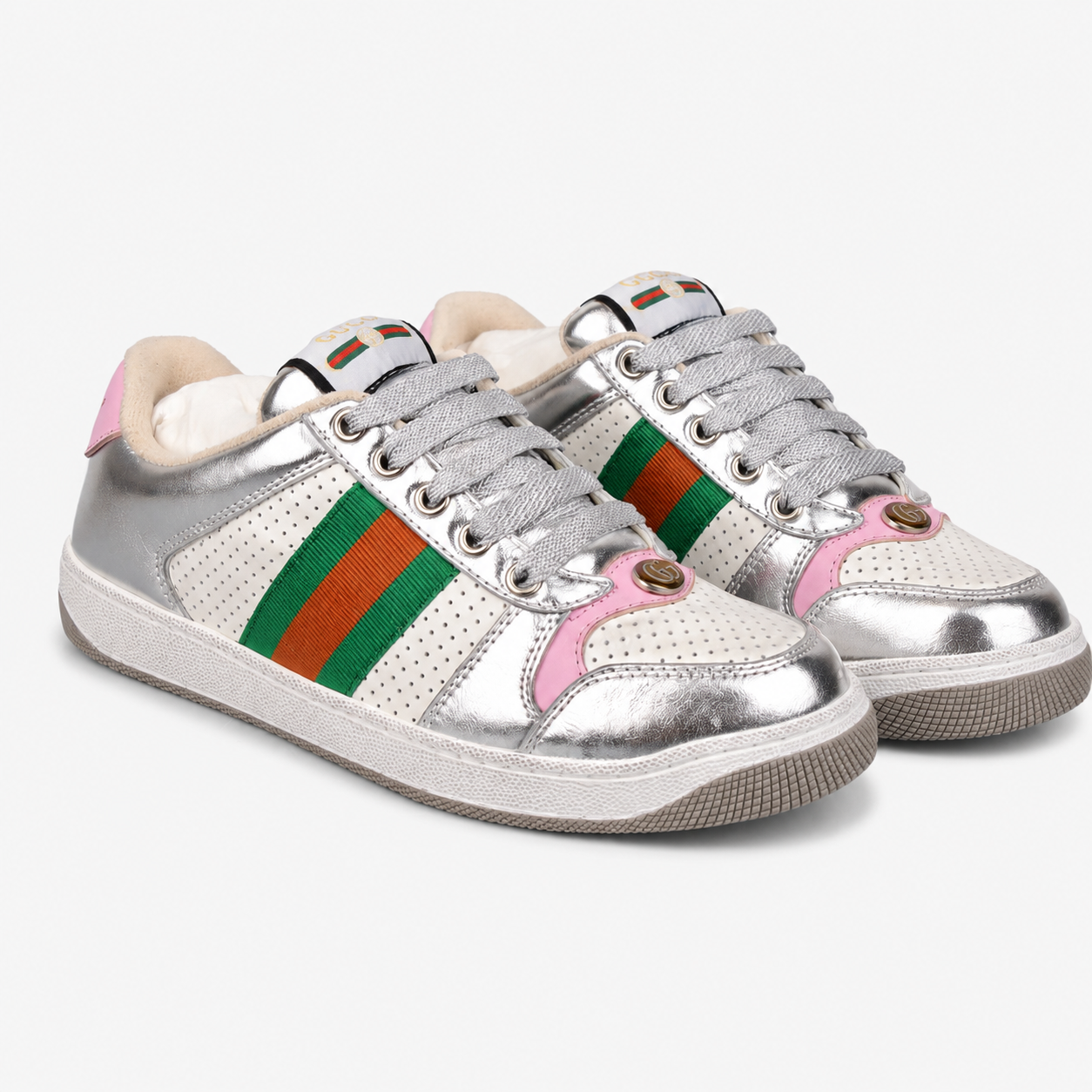 Gucci Shift Series Retro German Army Trainer Sneakers - 2025 Early Autumn New Collection Premium Edition