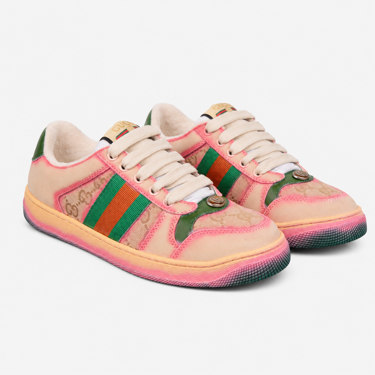 Gucci Shift Series Vintage German Trainer Sneakers 2025 Early Autumn Leather Sport Shoes