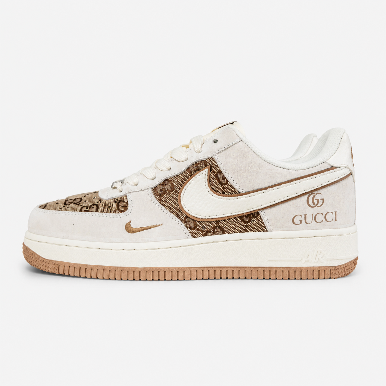 Gucci x Nike Air Force 1 Low 'Beige' Collaboration - MM3399 807
