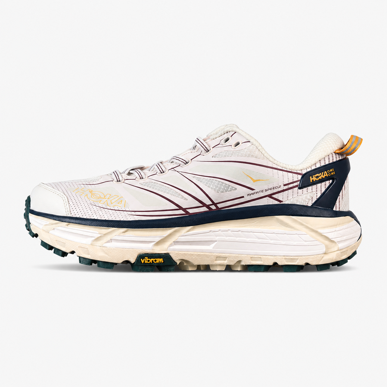 Hoka Mafate Speed 2 Lightweight Trail Running Shoes - Thick Sole Mountain Sneakers 1126851 ALK
