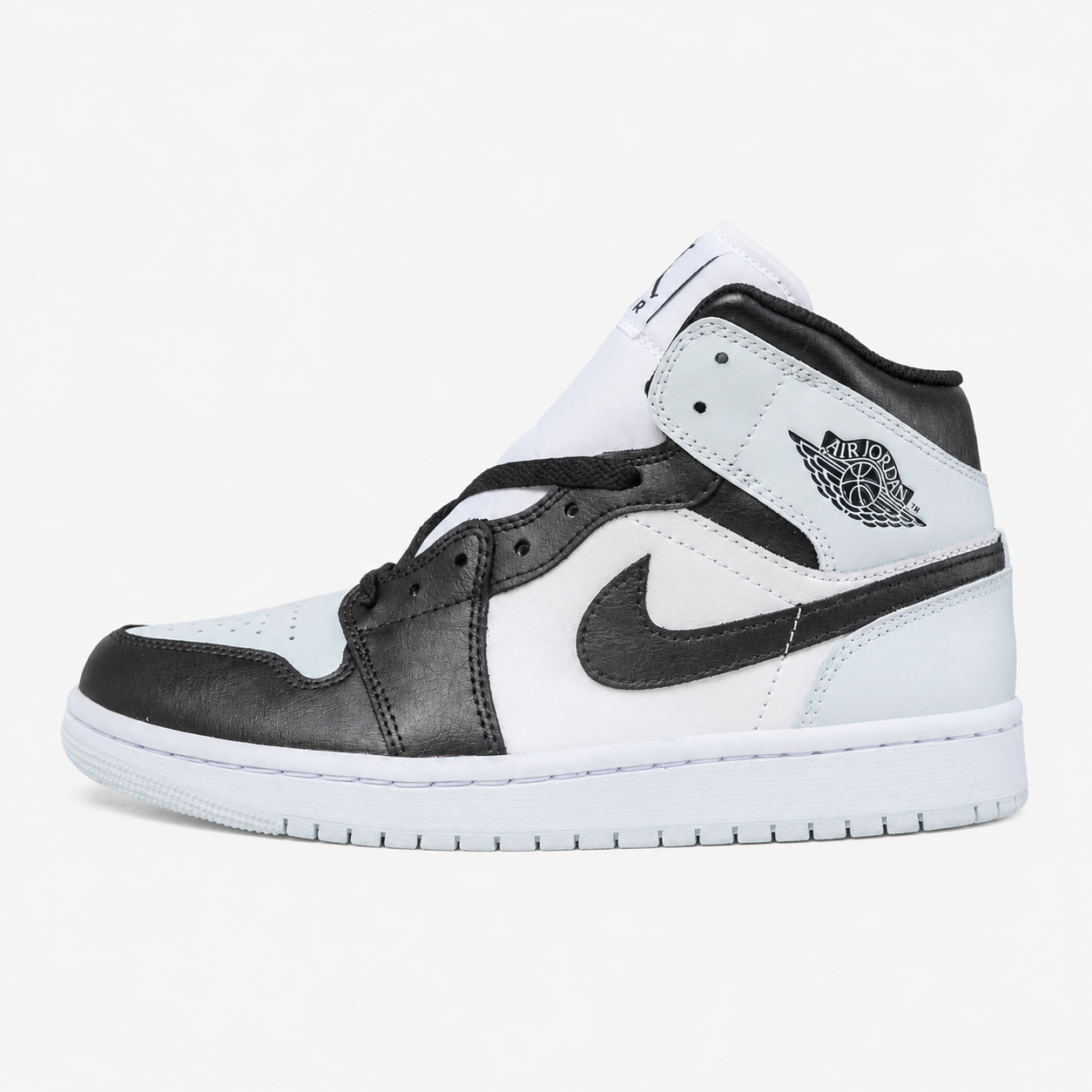 Jordan 1 Mid Black White Blue - DQ8426-002
