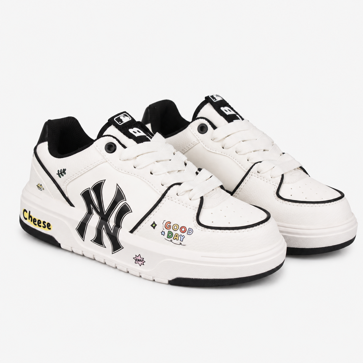MLB Big Ball Chunky Graffiti Prank Print Daddy Shoes 6cm Height Increase - 3ASXCA12N2915