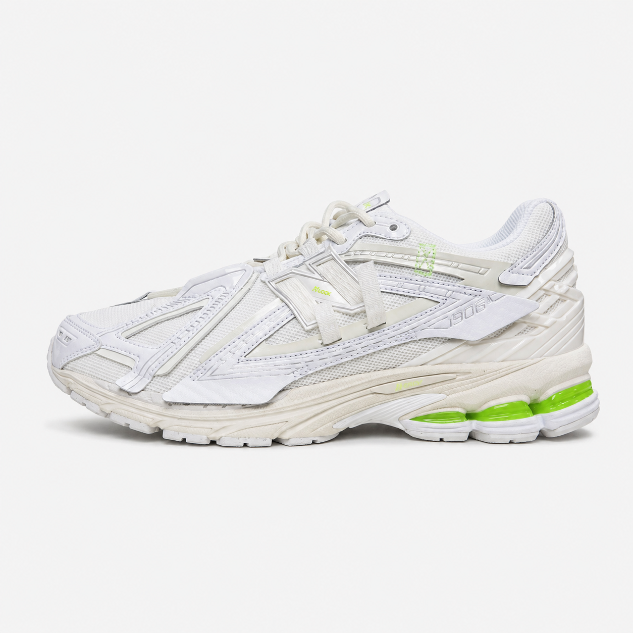 New Balance 1906R Vintage Metallic Silver Cream Mesh Running Shoes - U1906AE
