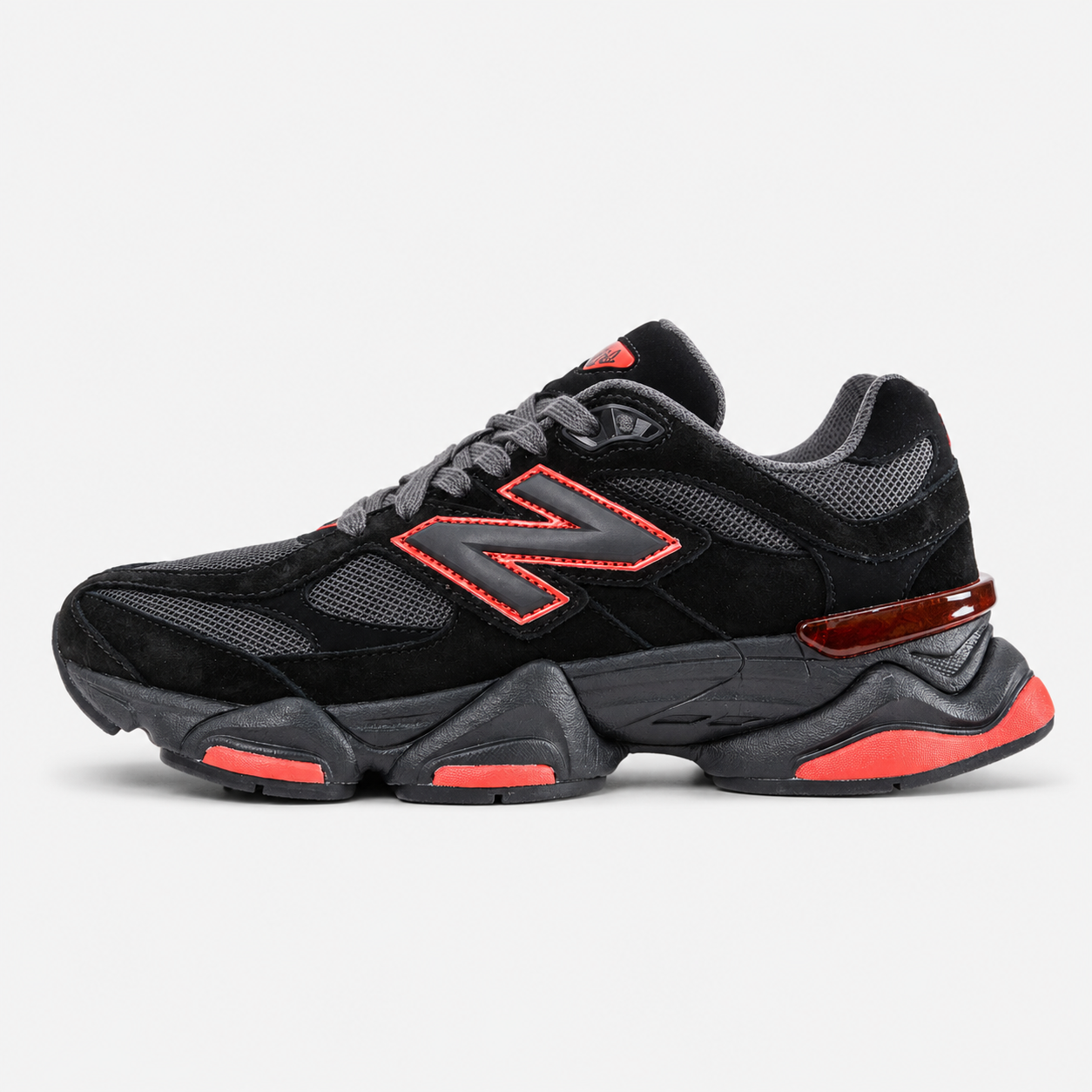 New Balance 9060 'Black Red' Premium Sneakers - GC9060JR