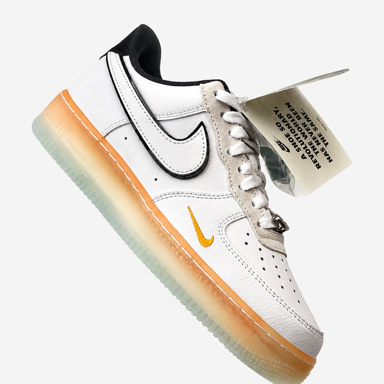 Nike Air Force 1 '07 Low 'White Black Gradient Orange' IQ0228-100